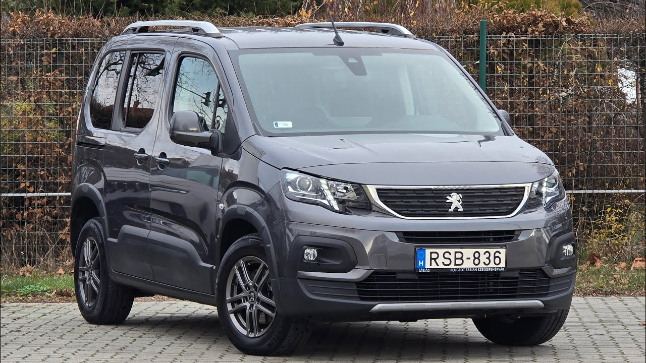 2019 Peugeot Rifter Active L1 1.2 PureTech 110 Platinum Grey