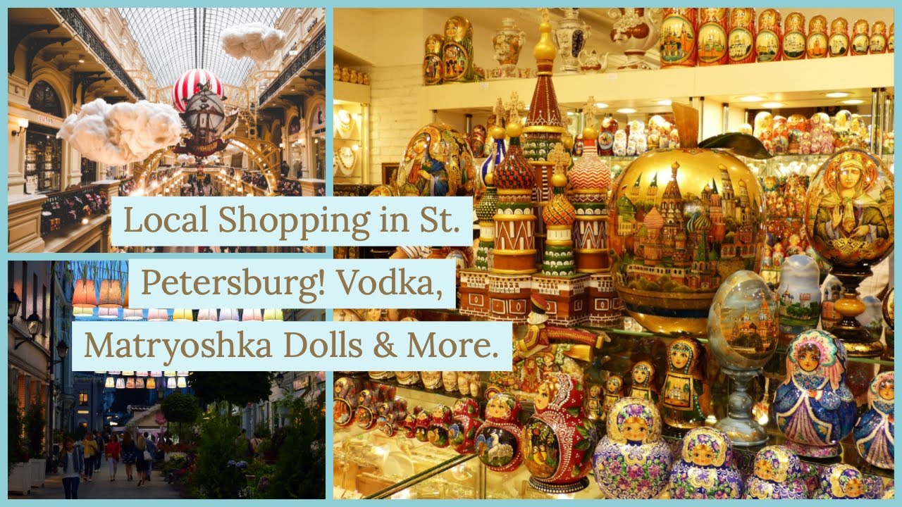 Local Shopping in Russia: Beluga Vodka, Amber, Matryoshka Doll and More! Union Art Store.