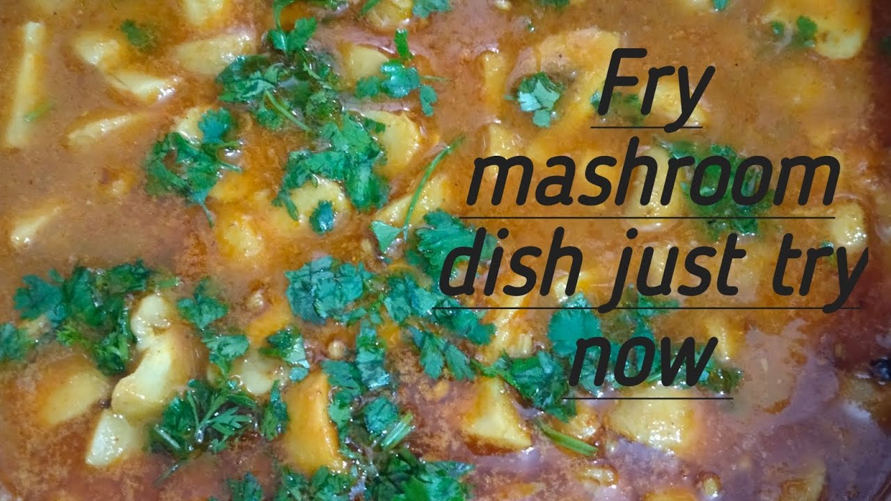 Fry mashroom dish (recipe)#♥️#🤤#😊#🙏#👌#💯#🥰#viral #food 