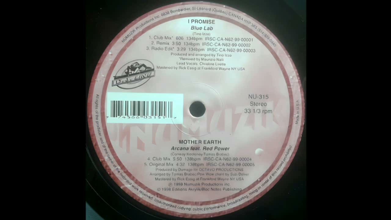 Blue Lab - I Promise (Club Mix)