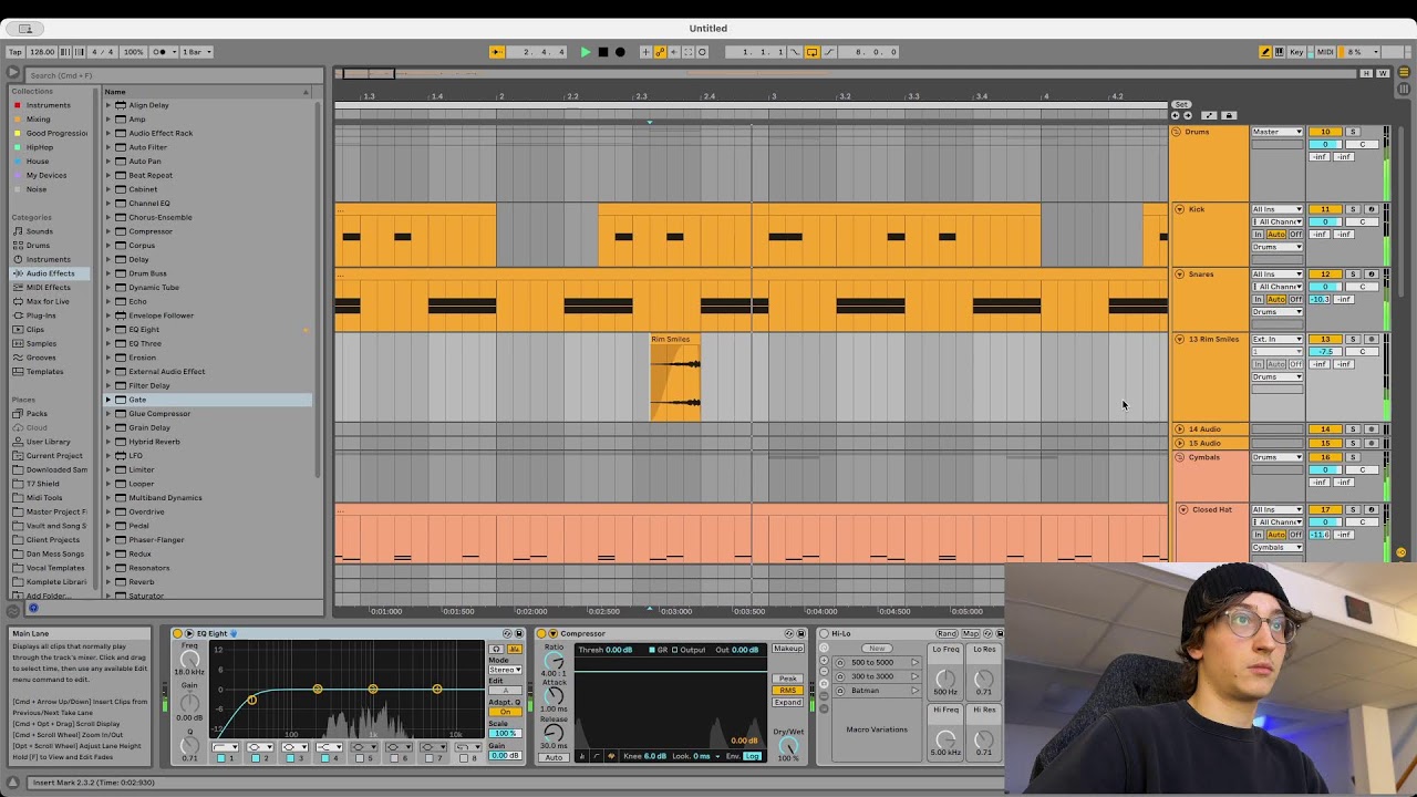 uk garage drum beat in 20min