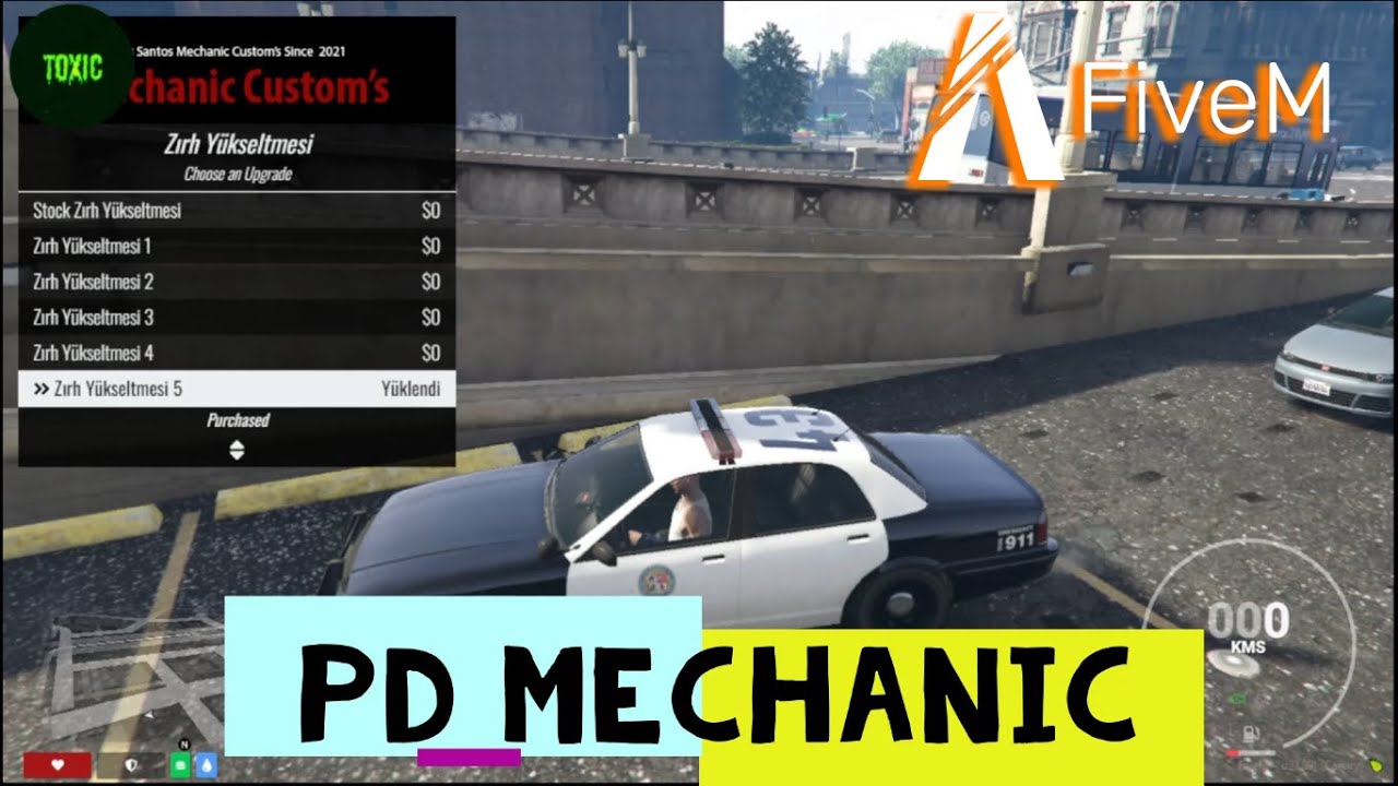 FiveM✵Script✵ PD MECHANIC # 104 ★Free download ★