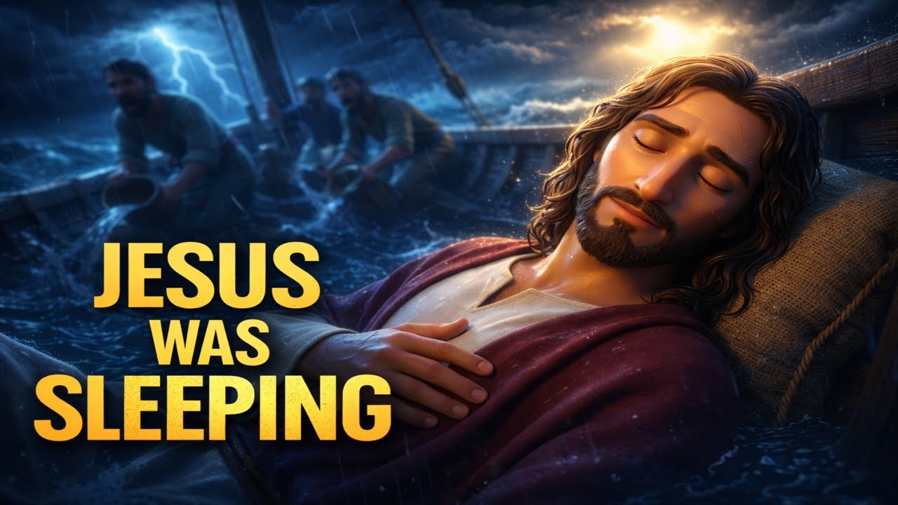 Jesus Was Sleeping While They Were Panicking