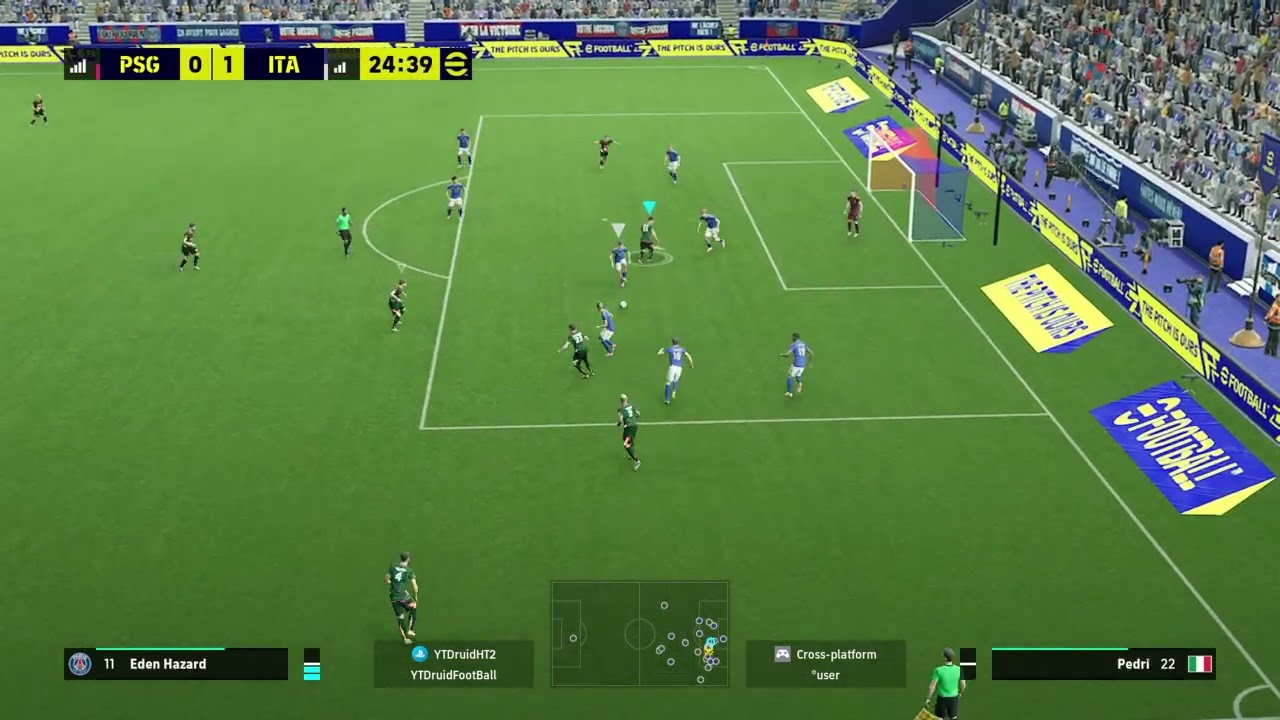 eFootball Premier mi temps match
