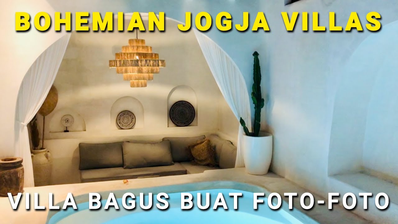 BOHEMIAN JOGJA VILLAS | VILLA BAGUS DI JOGJA BUAT FOTO-FOTO