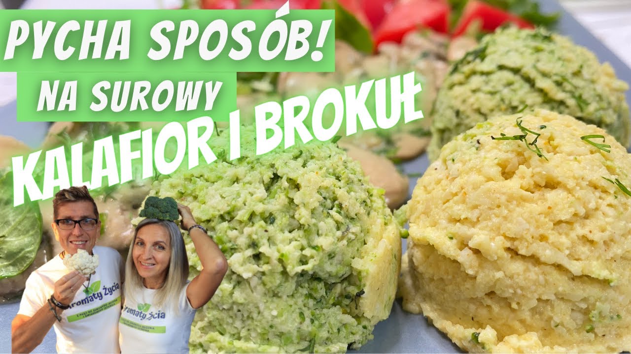 👌 PYSZNY PRZEPIS NA SUROWY KALAFIOR I BROKUŁ.Puree z kalafiora. Puree z brokuła 100% raw vegan