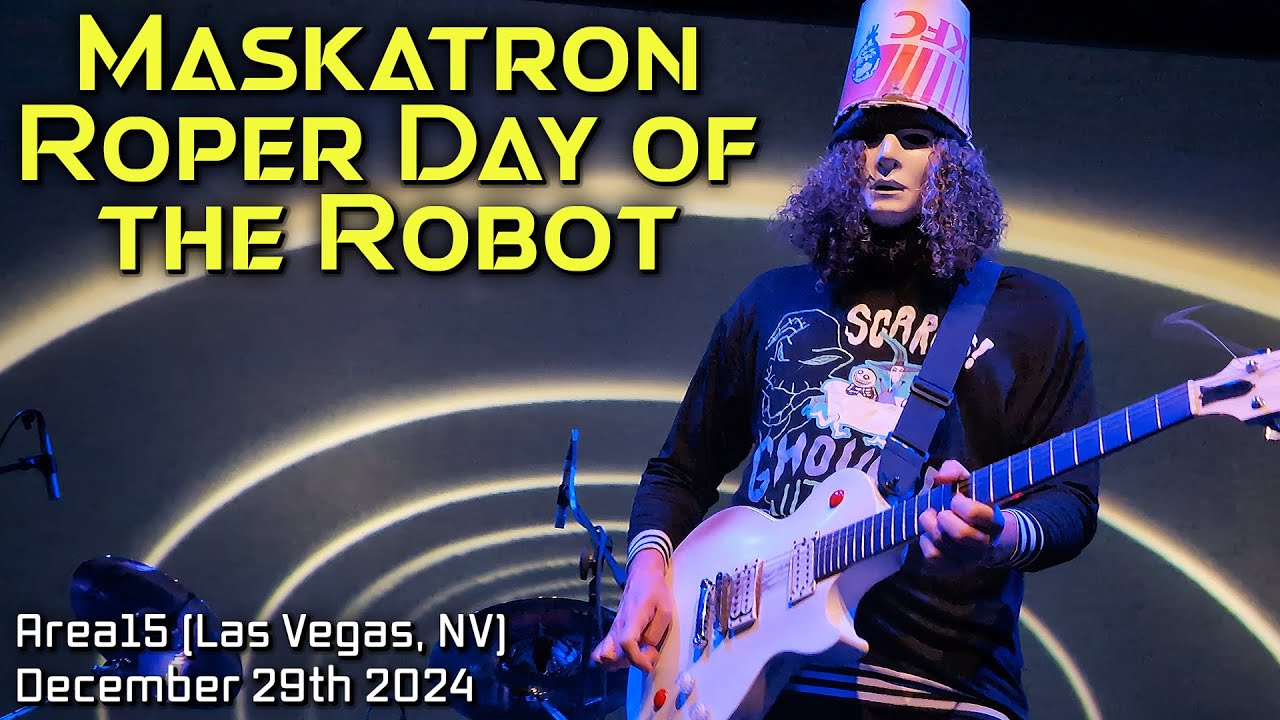 Maskatron Roper Day of the Robot | Buckethead 4K (LIVE) at Area15 (Las Vegas 2024)
