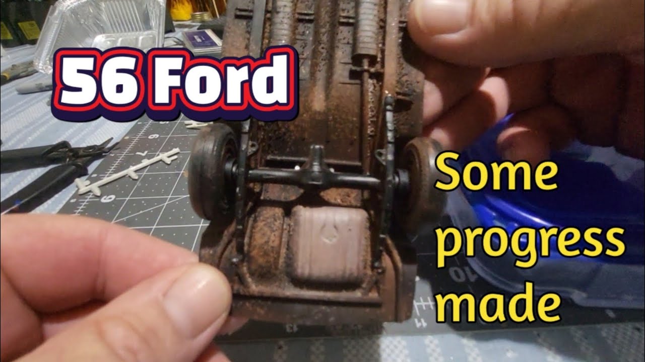 Some progress on the 56 Ford Crown victoria 