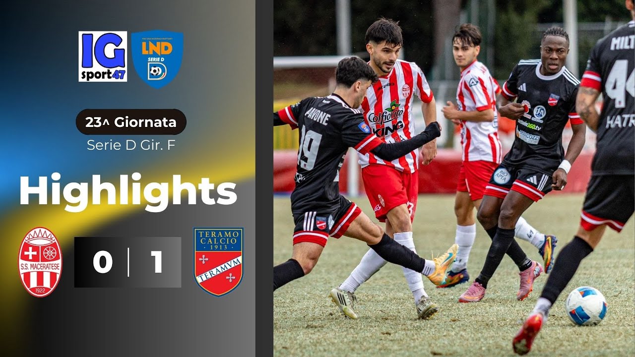 Maceratese-Teramo 0-1 (Serie D Girone F)