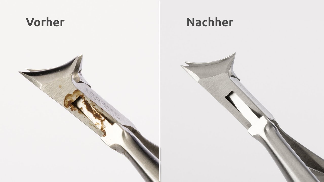 Aufbereitung von Instrumenten mit Rost