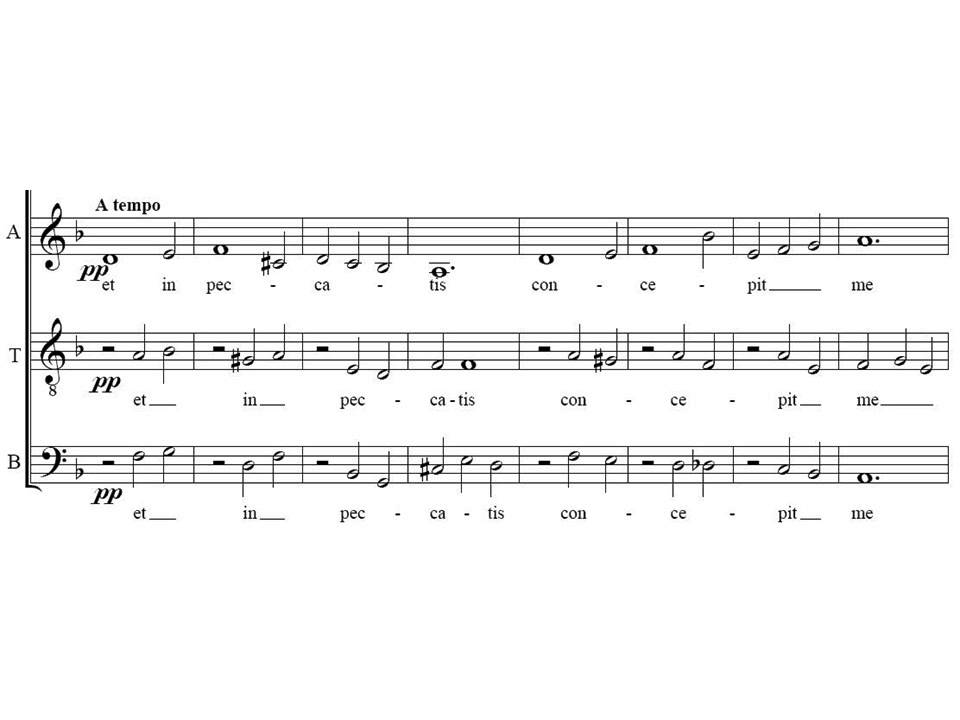 Santino Cara - Miserere Psalm 51 - for choir SATB and string orchestra