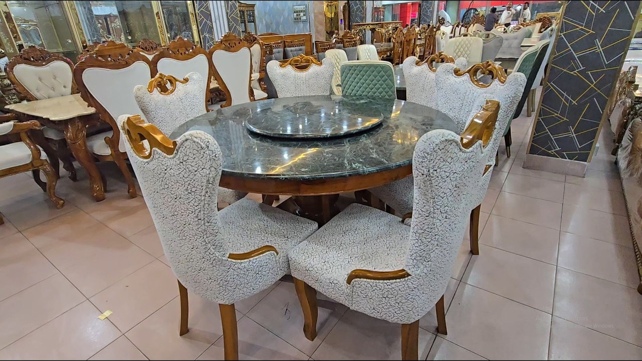 🪵 রাজকীয় সেগুন কাঠের ডাইনিং টেবিল  Khan Furniture, Panthapath