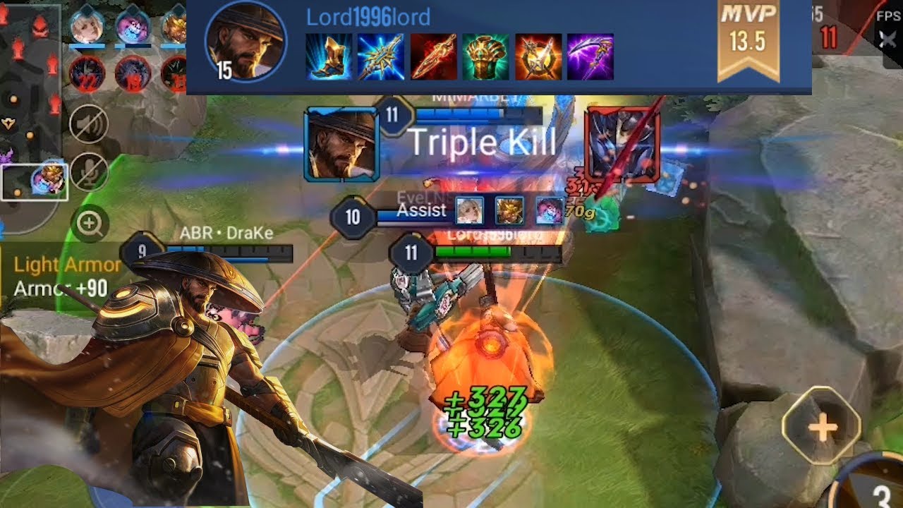 best Ryoma AOV Ryoma mvp  arena of valor aov new build gameplay