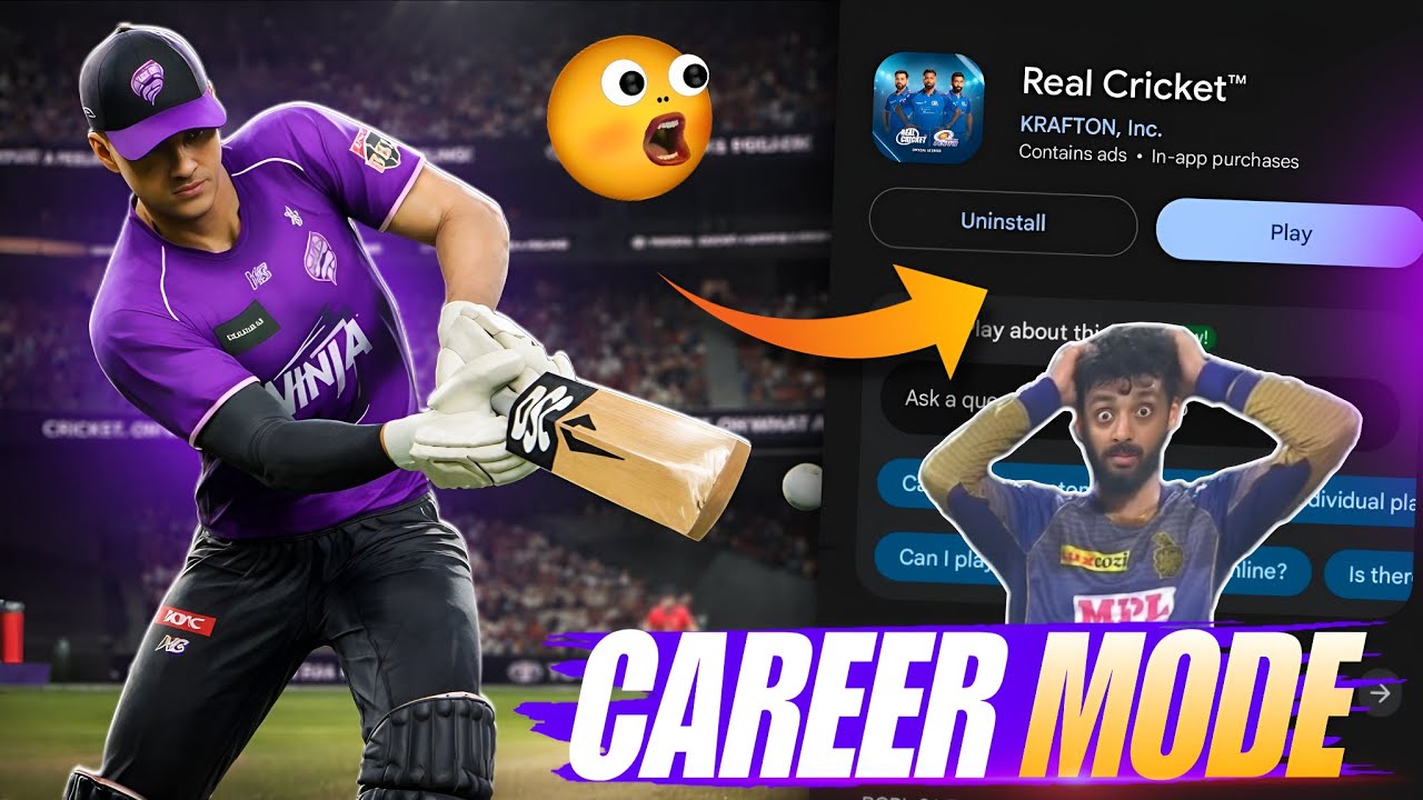 😱Finally Career Mode in Real Cricket🔥 | Big Update | RC Career Mode