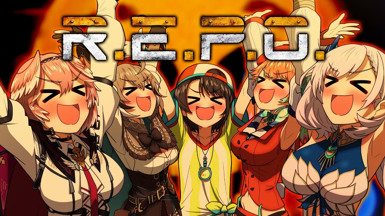 【R.E.P.O.】Holotori Collab !!!  Moom POV #holotori #ホロ鳥