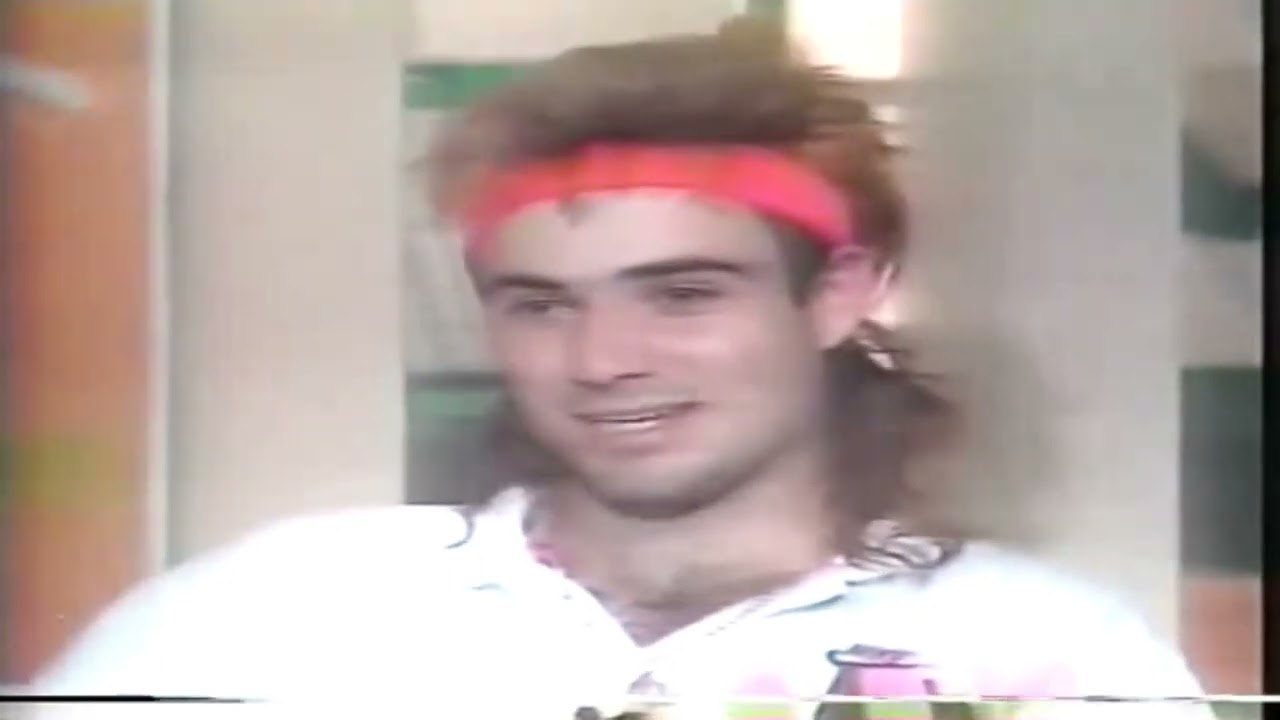 Roland Garros 1990 SF Agassi vs Svensson