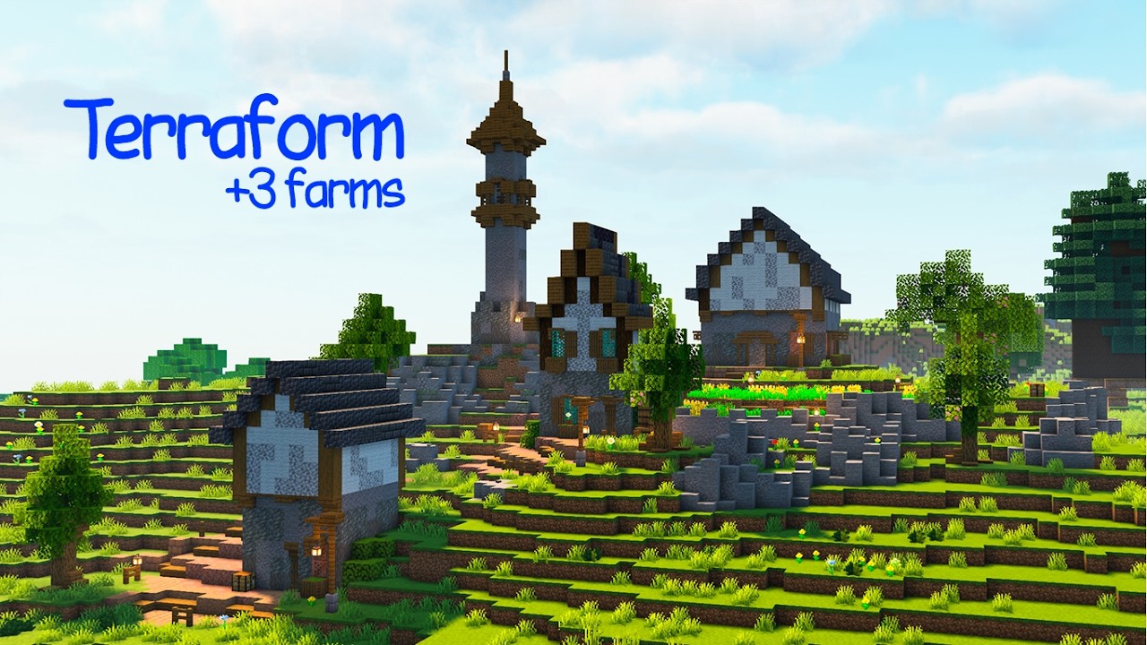 A ARTE de TERRAFORMAR um MUNDO ETERNO no MINECRAFT - Éden • 10