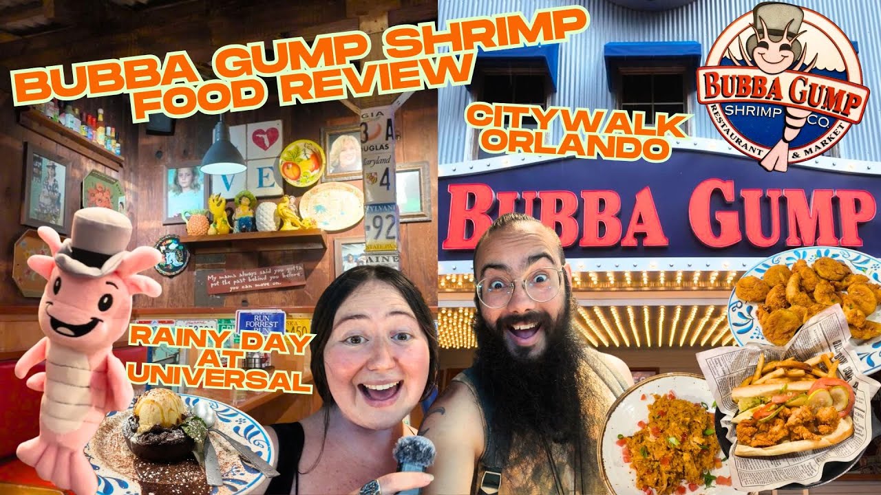We Avoided the Rain at Bubba Gump Shrimp Co at Universal Orlando!🦐