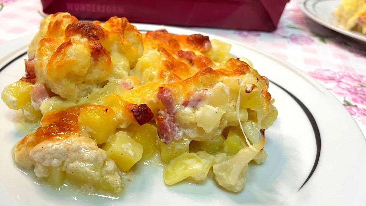 Kartoffel Blumenkohl Gratin - schnell auf den Tisch