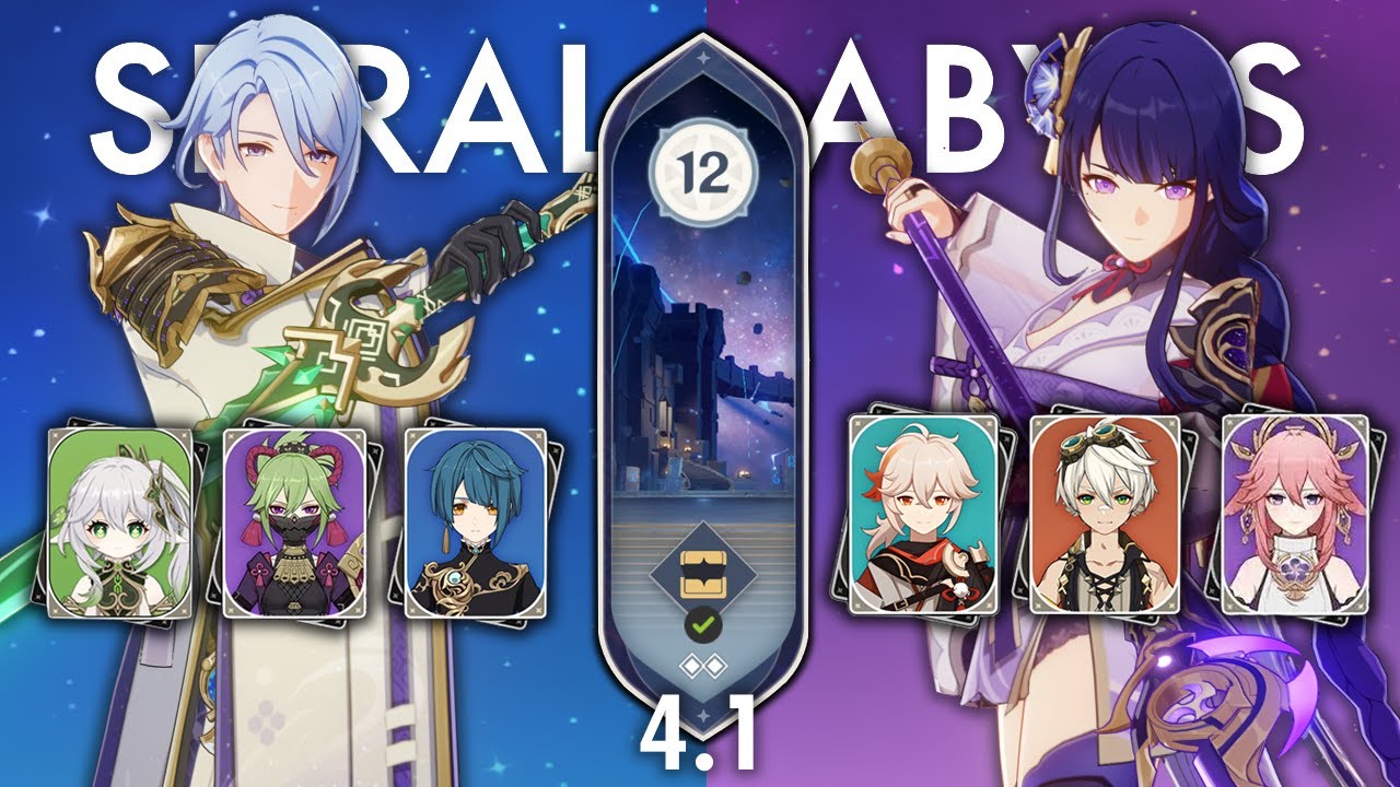SPIRAL ABYSS 4.1 | Floor 12 ALL STARS | Genshin Impact