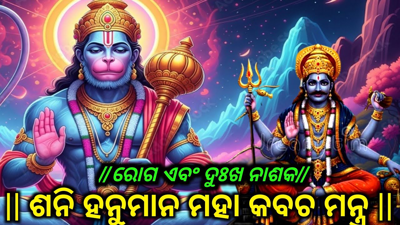 🚩ଆଜି ଚୈତ୍ର ଶନିବାରରେ ଶନି ହନୁମାନଙ୍କ ମହା କବଚକୁ ନିଶ୍ଚୟ ଶୁଣନ୍ତୁ। Powerful Shani Hanuman Raksha Mantra