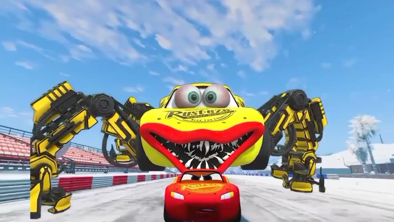 Epic Escape From The Lightning McQueen Boxy Boo Eater - Coffin Dance Song (COVER)