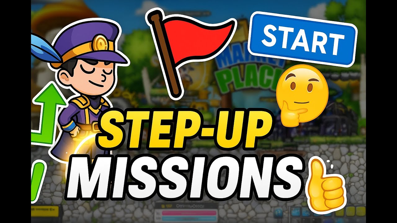 ⚠️ NÃO PULE! Guia Completo das Step-Up Missions até o Nível 115 MapleStory NFT