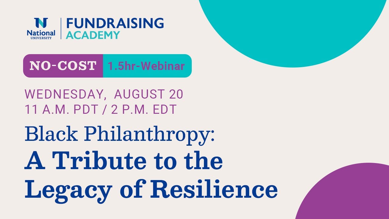 Black Philanthropy: A Tribute to the Legacy of Resilience