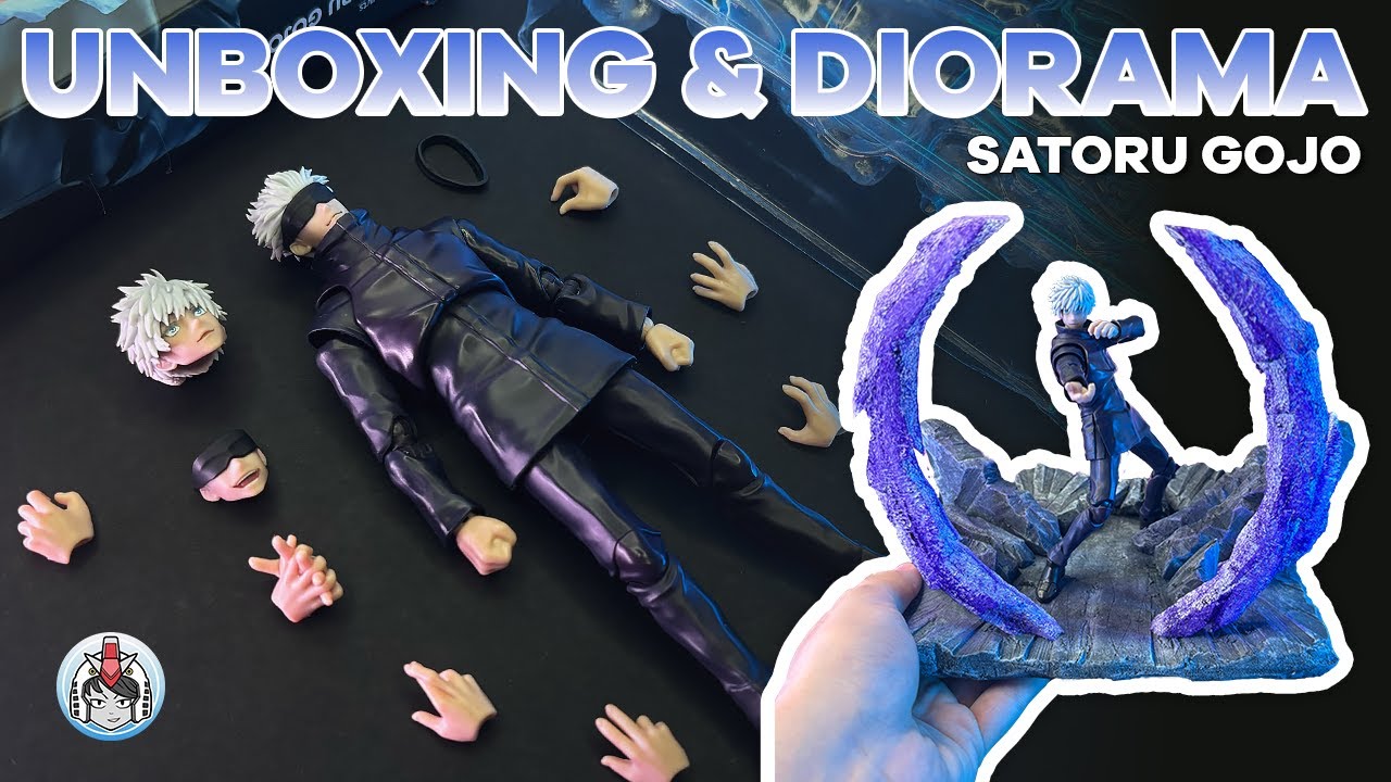 Satoru Gojo's PURPLE VS Hanami DIORAMA | SHFiguarts | Speed Unboxing | ASMR | Jujutsu Kaisen