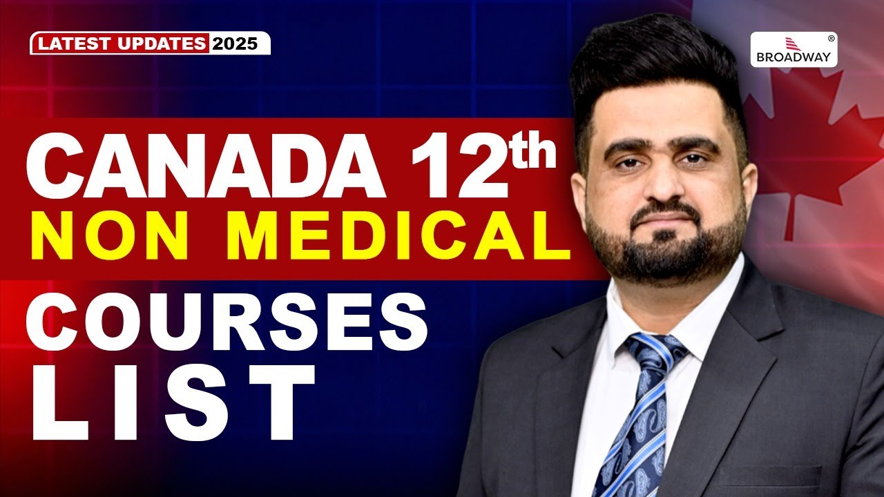CANADA 🇨🇦 12th NON MEDICAL COURSES LIST | STUDY VISA UPDATES 2026 |  USA CANADA UK