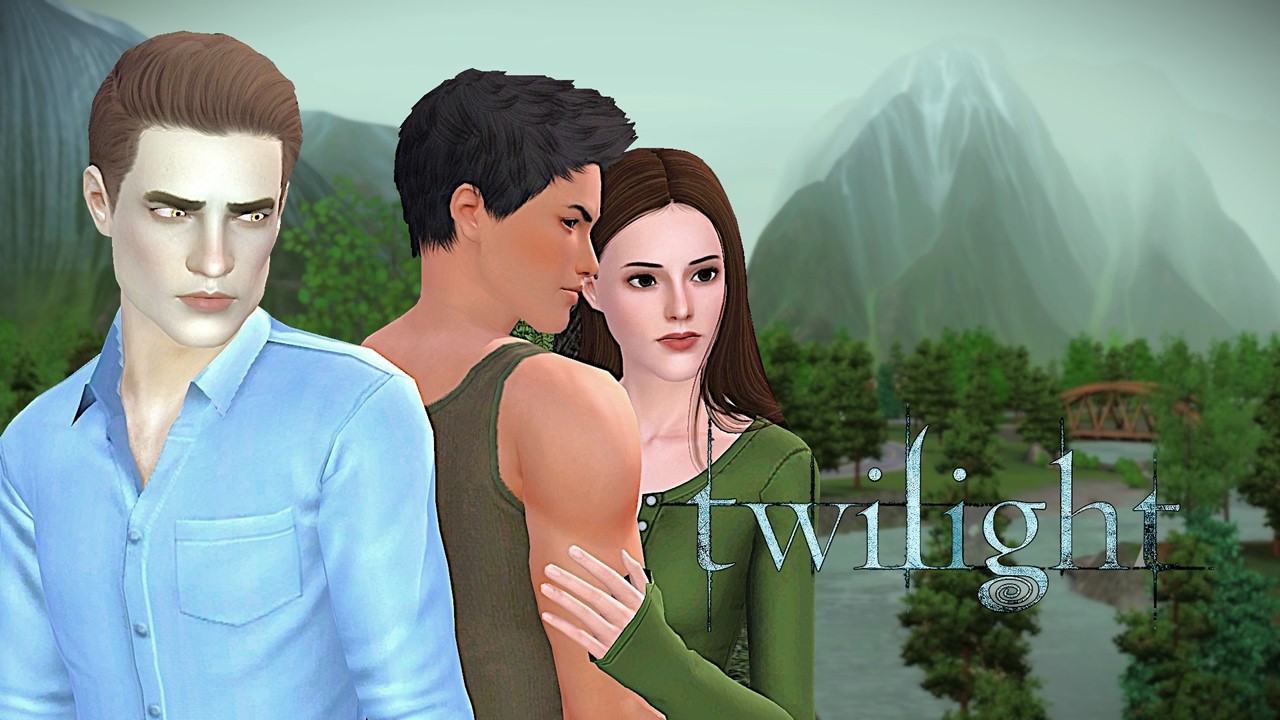 twilight but it's the sims 3... 🌲