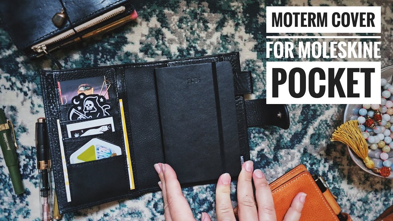 New Moterm Pocket Cover! 😃 Fit Check w/ Moleskine Pocket Daily Planner & Notebooks