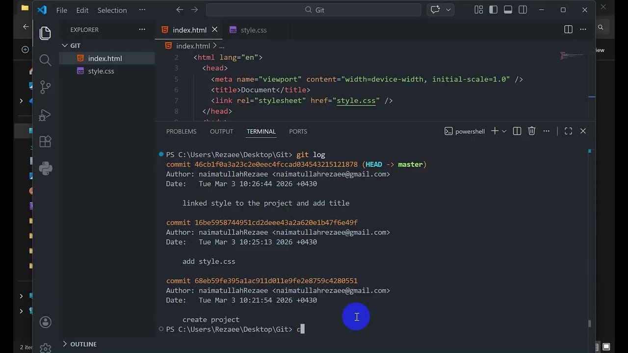 Git Log & Checkout Commands (part 2)