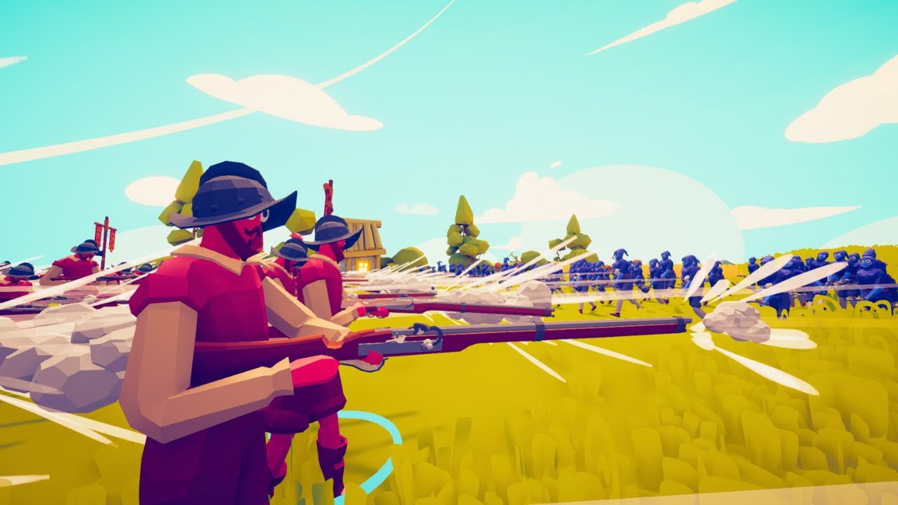 MUSKETEER BATTLE LINE vs 100x FARMER REBELLION - TABS | Totally Accurate Battle Simulator