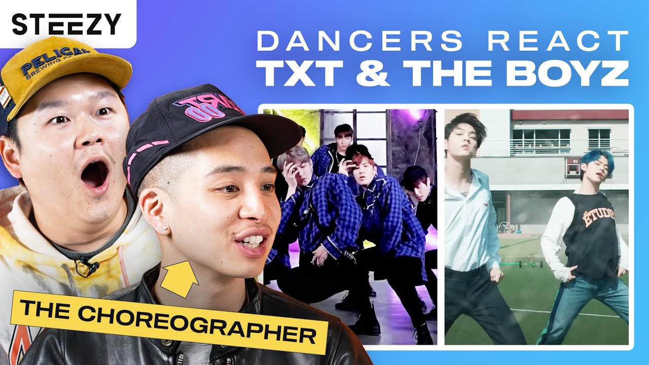 Dancers React to TXT & The Boyz (ft. Devin Pornel)