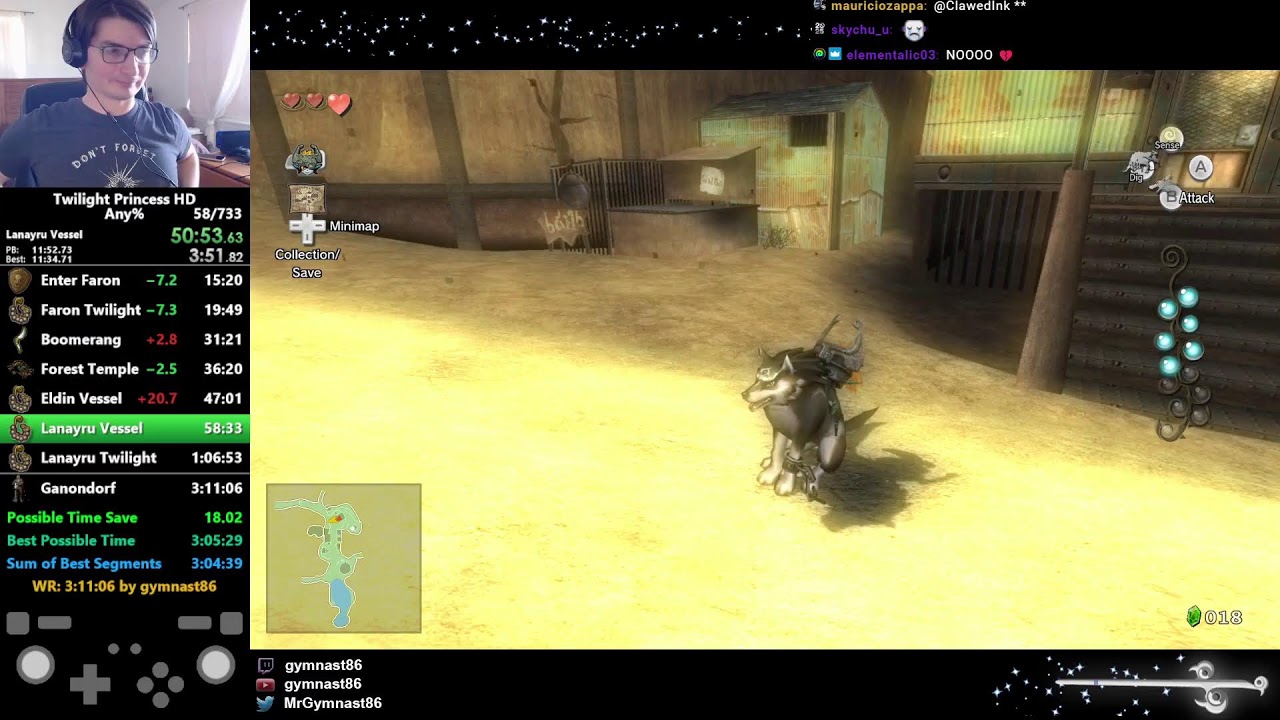 Twilight Princess HD Any% Speedruns