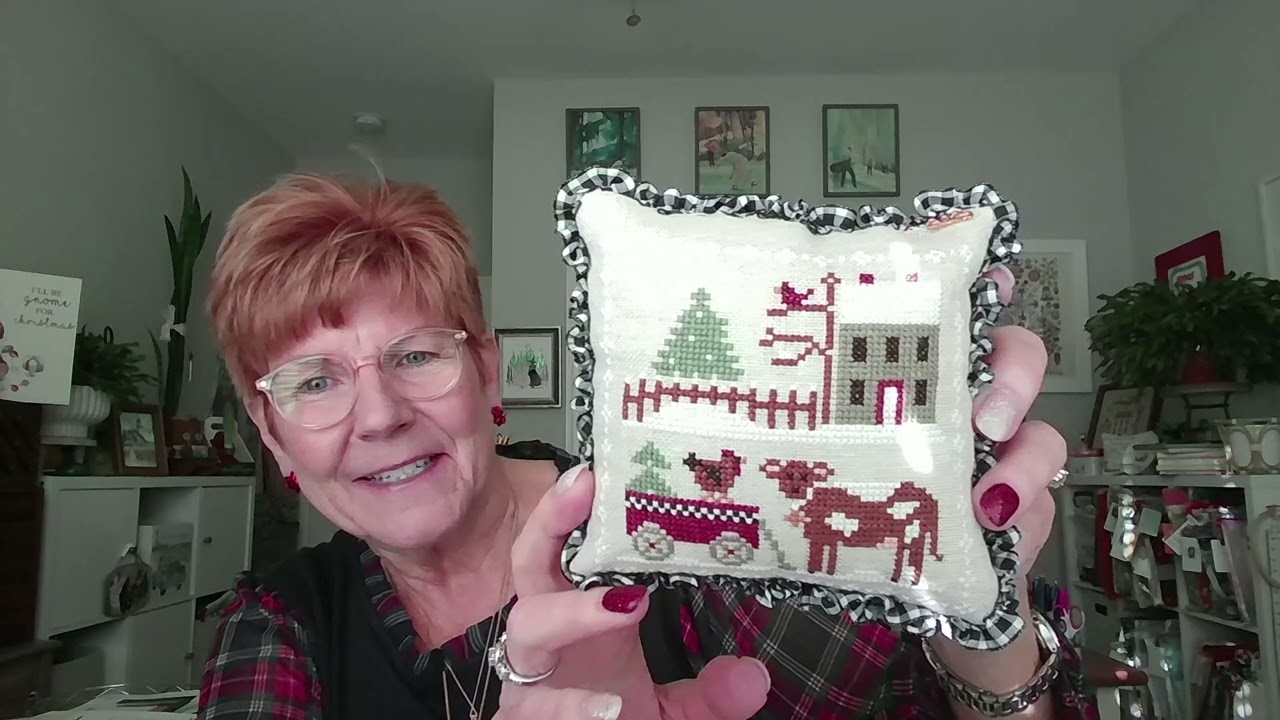 Набор ниток для вышивания Jan Stiff Stitches, тюбик № 15. Много готовых изделий, незавершенных пр...