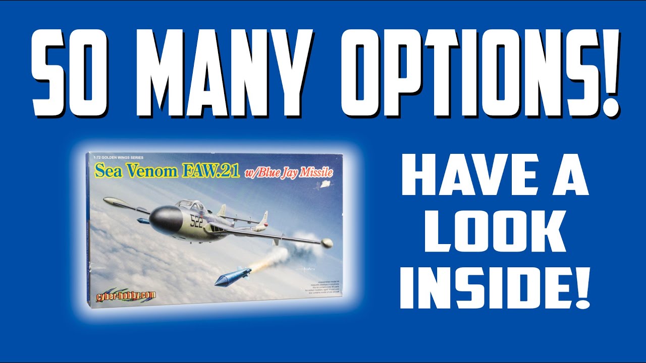 SO MANY OPTIONS TO CHOOSE FROM! Sea Venom from Cyber Hobby gives you amazing choices.