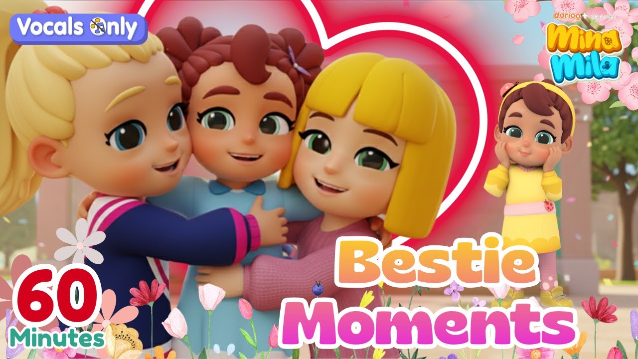Mina Mila - Bestie Moments! 🌟 From the Makers of Omar & Hana | Durioo+ Vocal Only 🚫🎵