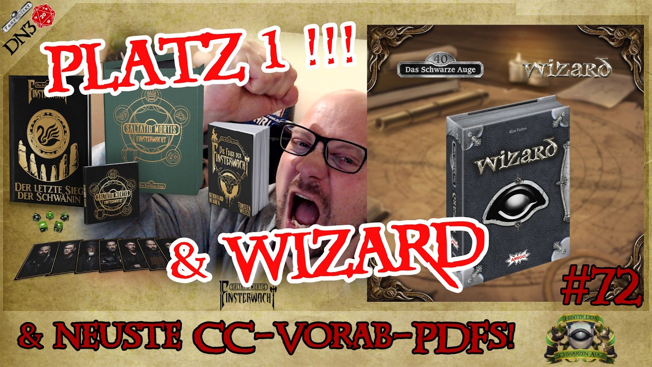 WIZARD x DSA, FINSTERWACHT auf Platz 1 & neue Vorab-PDFs! (DSA-Nachrichten KW24-25/24) #072