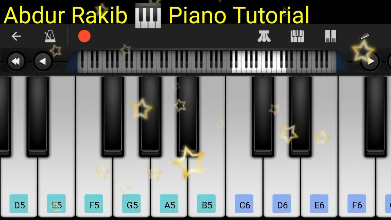 Border song Piano Tutorial.@border_piano_tutorial