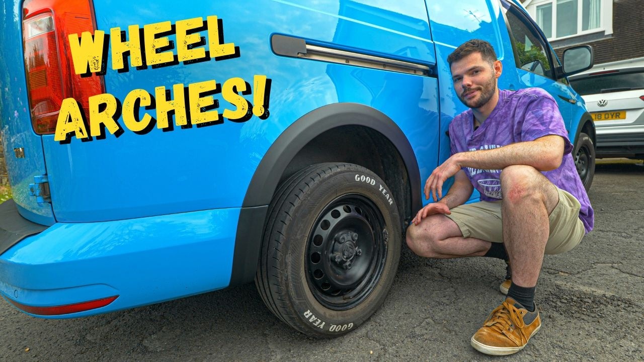 Как установить комплект колесных арок Volkswagen Caddy Maxi!
