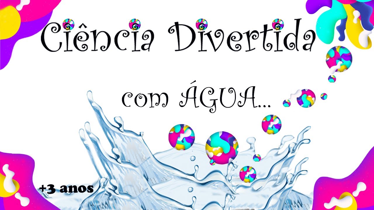 5 EXPERIÊNCIAS FÁCEIS E RÁPIDAS | Ciência para Crianças com Água | DIY