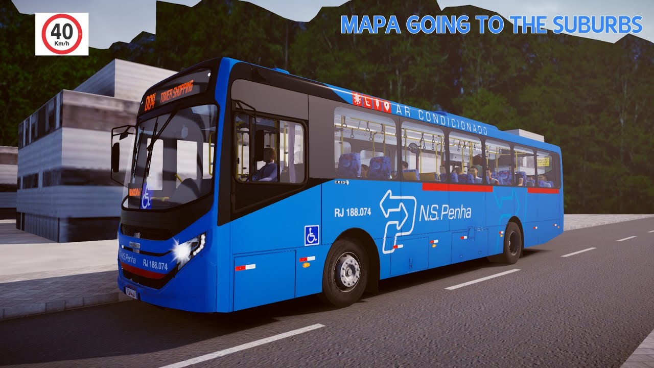 Apache Vip V V.N.S Penha - Linha 004 Mapa Going to the Suburbs - Sem Passar de 40 Km/h! PBSU