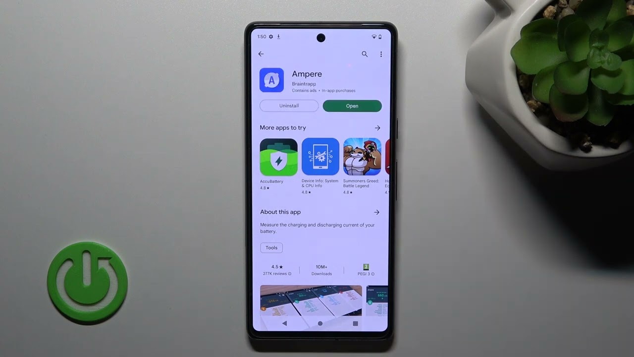 GOOGLE Pixel 7 Check Battery Temperature (Ampere App) | Is Pixel 7 Overheating?