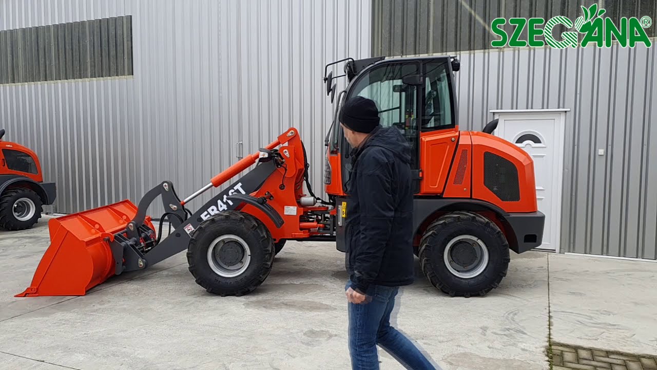 Szegána - Everun ER416T derékcsuklós rakodó bemutatása