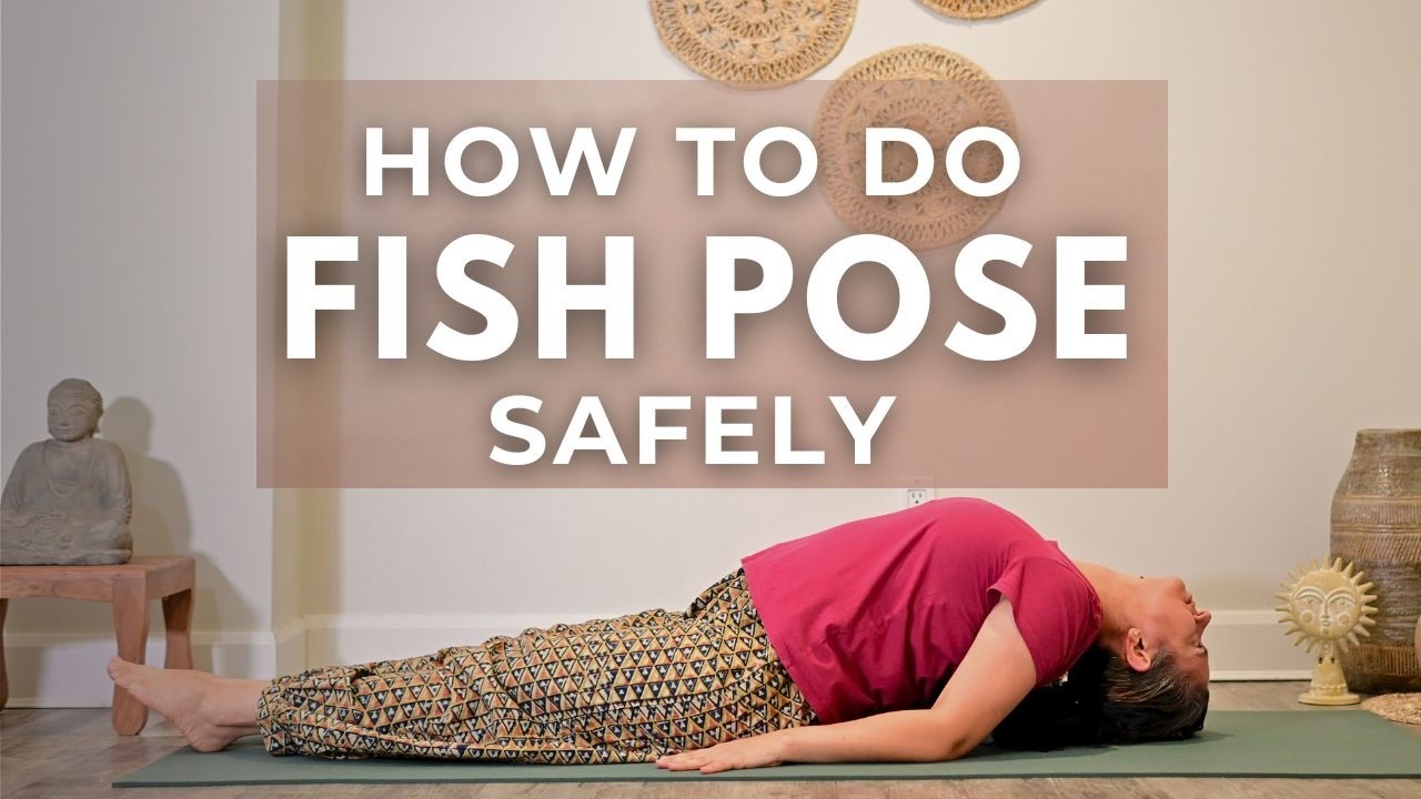 How to Do Fish Pose (Matsyasana) Safely | Beginner Yoga Modifications for Neck & Back Comfort