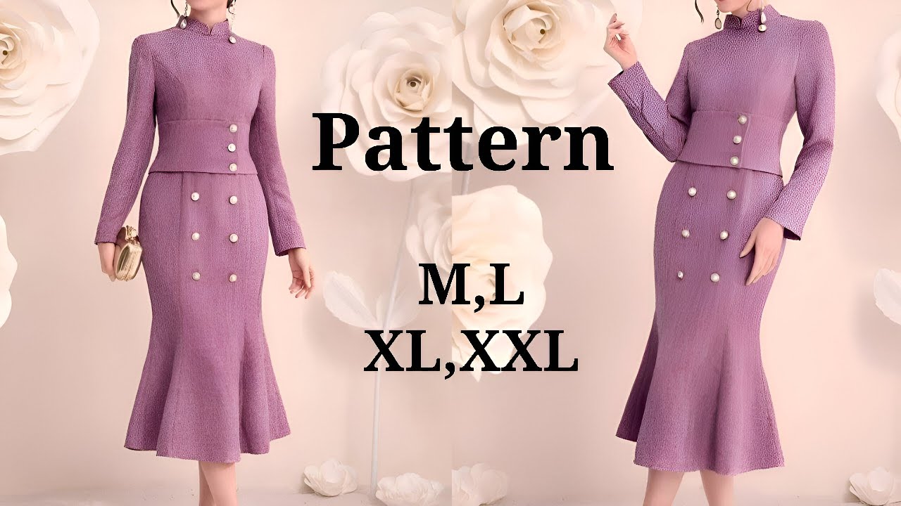 The easiest way to pattern women's coats and skirts 🧵🪡Beginner's Guide✂️