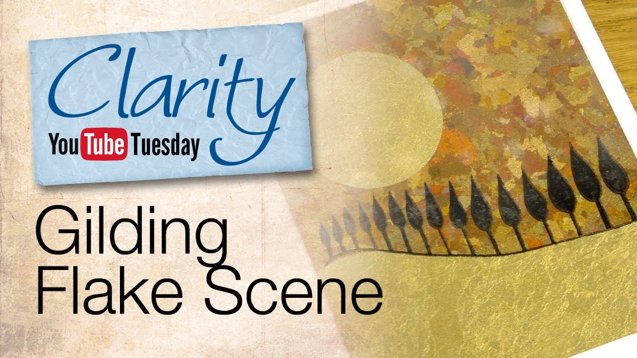 Stamping How To - Gilding Flake Scene