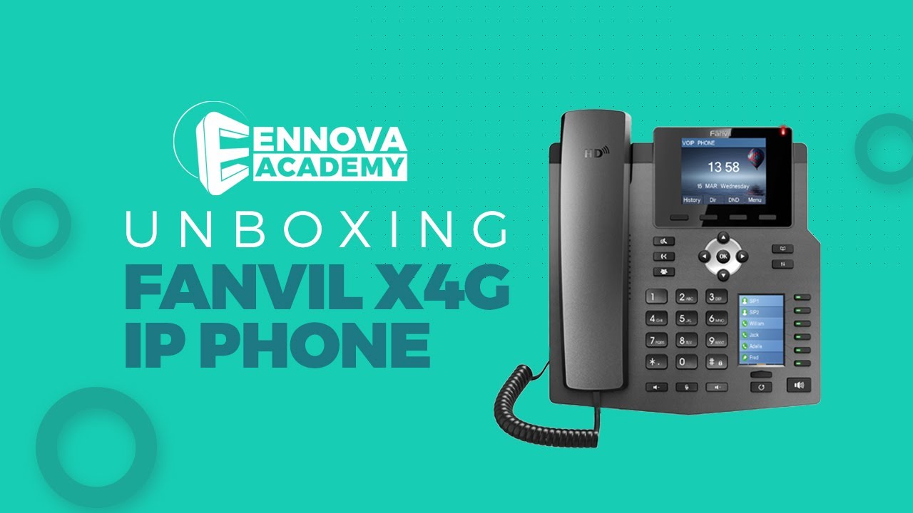 Unboxing du téléphone IP Fanvil X4G